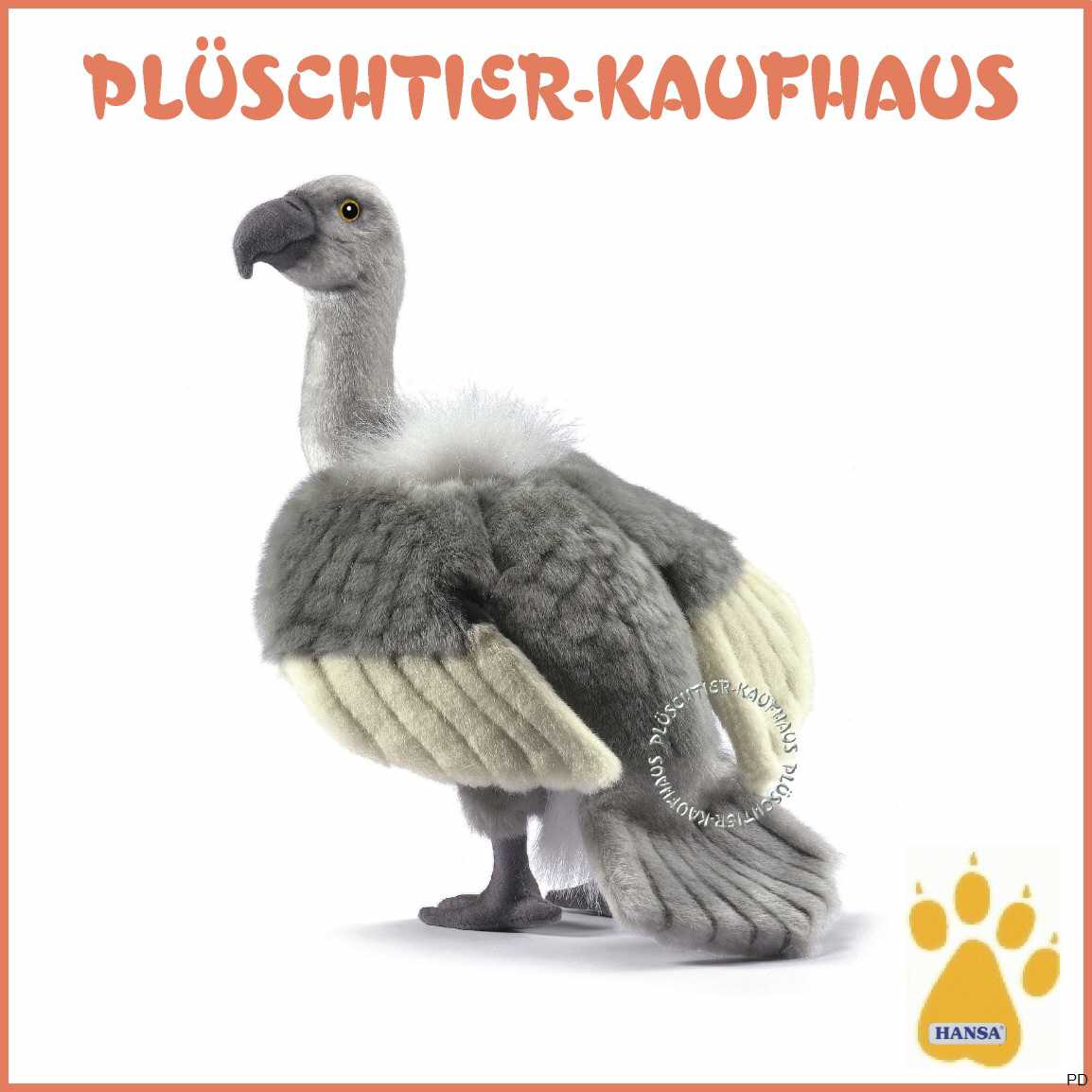 Zaloop Geier Ca. 23 C Kuscheltier Plüschtier Stofftier C16